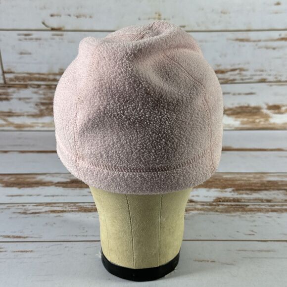 Patagonia Pink Fleece Beanie Hat Unisex Kids XL Age 6-10 Years - Picture 3 of 5